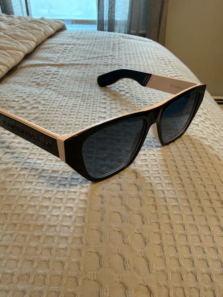 Dior Black & Pink Cat-Eye Sunglasses
